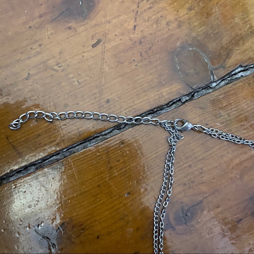 Double Chain Key Necklace - Picture 4 of 4